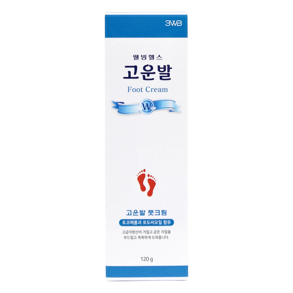 웰빙헬스 고운발 풋크림 120g