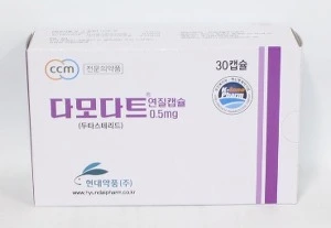 다모다트 연질캡슐 0.5mg 30캡슐