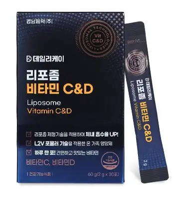 데일리케어 리포좀 비타민 C&D 2g 30포