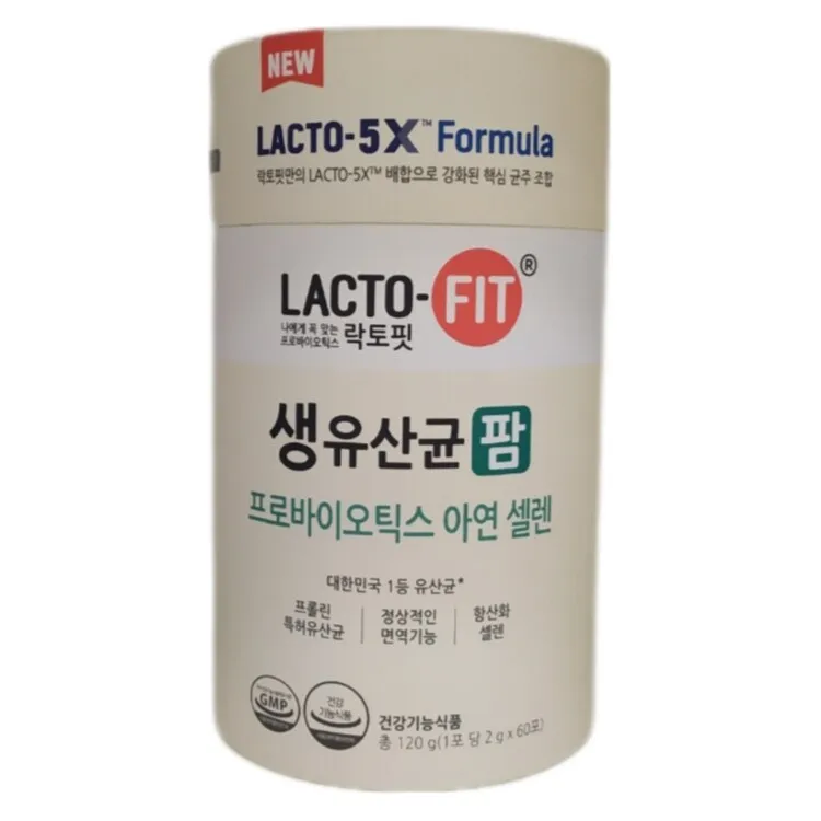락토핏 생유산균 팜 2g 60포