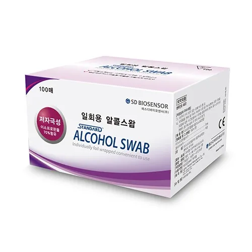 스탠다드 일회용 알콜스왑 100매