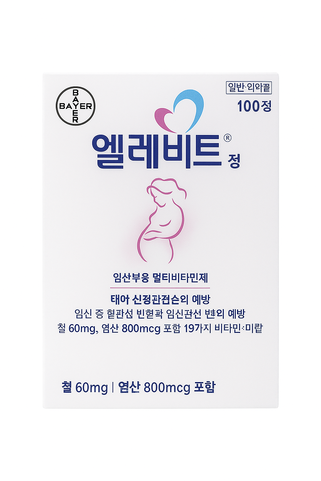 엘레비트정 100정