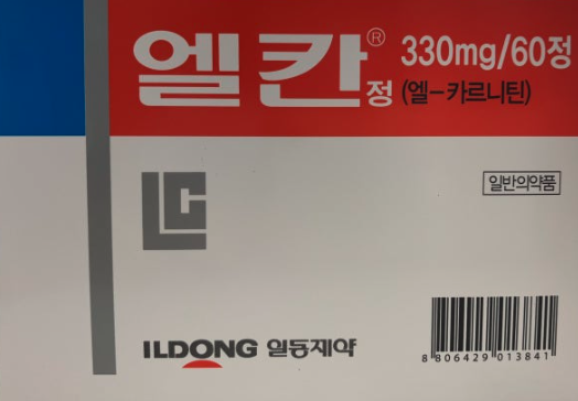 엘칸정 330mg 60정