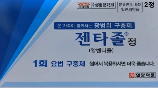 젠타졸정 2정