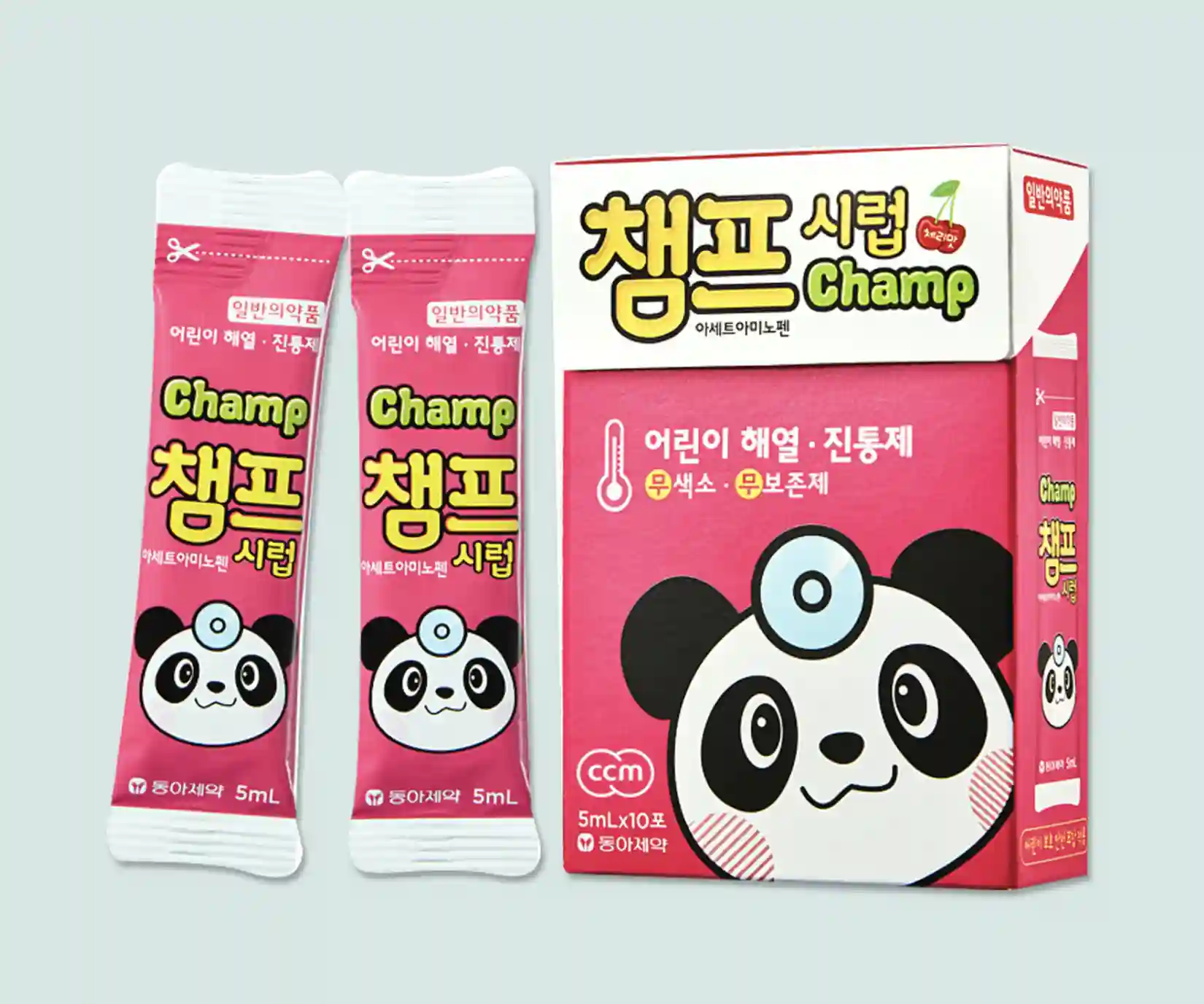 챔프시럽 아세트아미노펜 체리맛