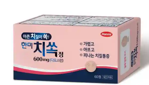 한미 치쏙정 600mg 60정