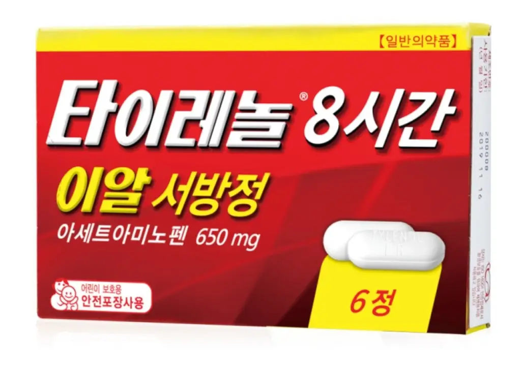 타이레놀 8시간 이알 서방정 6정