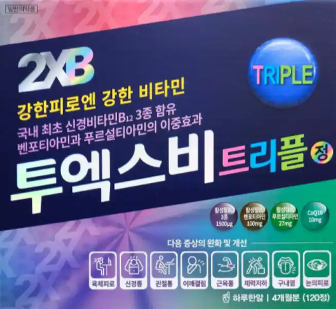 투엑스비 트리플 120정
